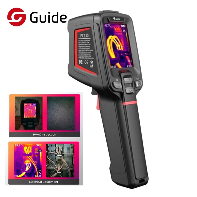 Thermal Imaging Camera 256X192 - Câmera Térmica Portátil Guide PC230 com