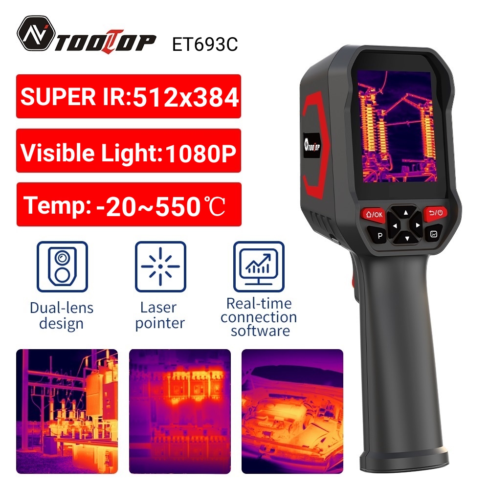 Nf 521 Thermal Imaging Camera - Câmera Térmica TOOLTOP ET693C Super IR