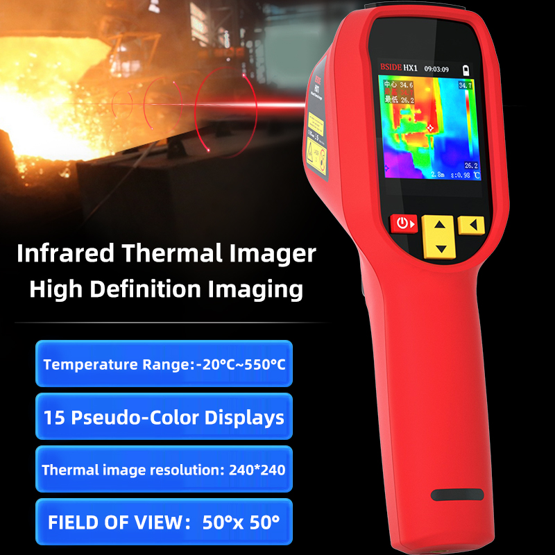 Câmera Termográfica HX1 240X24 - Nf 521 Thermal Imaging Camera avaliação e preço