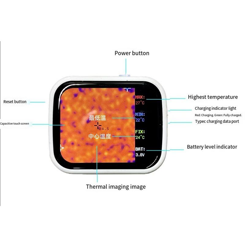 Dispositivo de imagem térmica  - Underfloor Heating Thermal Detector avaliação e preço